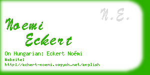 noemi eckert business card
